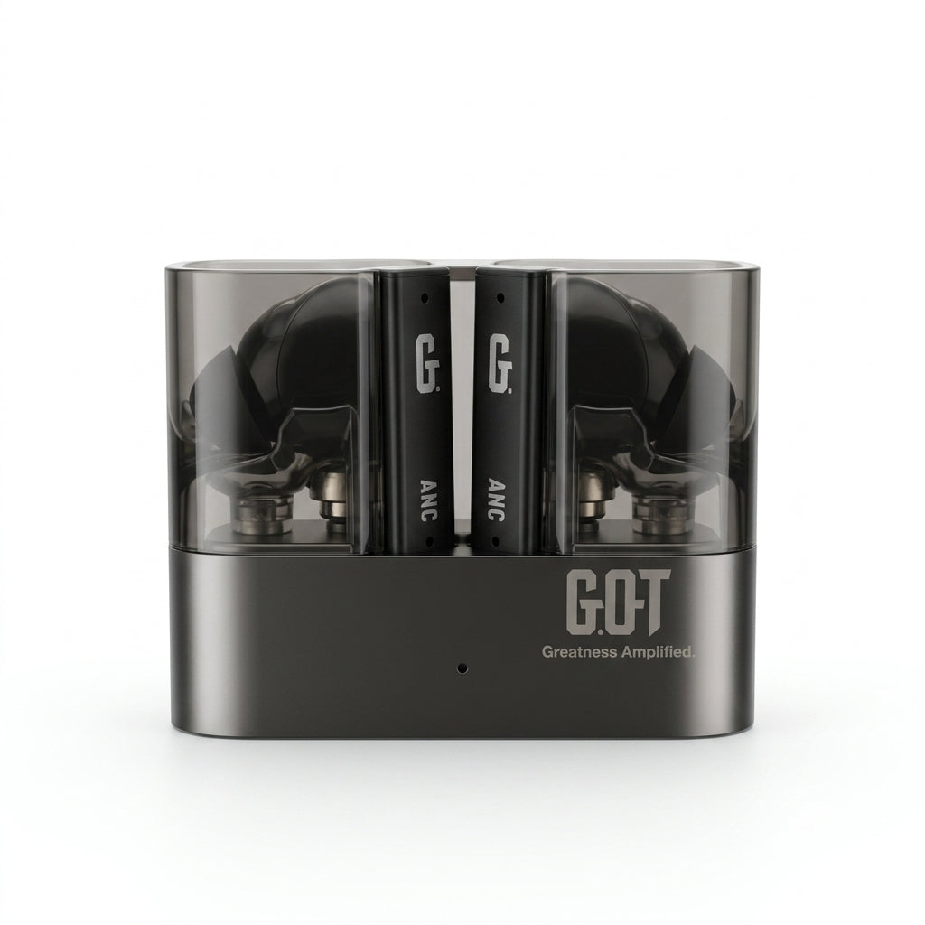 GPOD ELITE PRO earbuds unboxing 40 hour total battery active noise cancellation