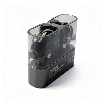GPOD ELITE PRO ANC wireless earbuds with active noise cancellation and charging case